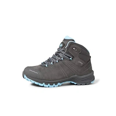 Image of Mammut Women&#039;s Nova Iii Mid Gtxâ® High Rise Hiking Shoes, Grey Graphite Whisper 00137, 5.5 UK