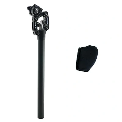 Image of SR Suntour SP12 NCX 27.2X350mm Suspension Seat Post, Black, Metal, 50mm Travel, 792g Weight