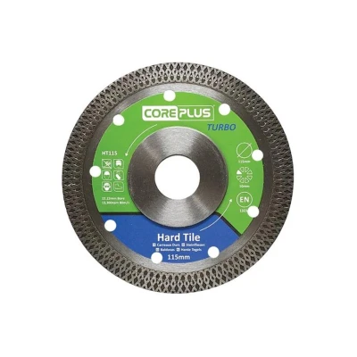 Image of CorePlus Hard Tile Turbo Diamond Blade 115mm x B22.23mm (4.5in)