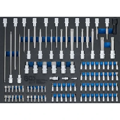 Image of BGS 4017 Tool Tray 3/3: Bit and Socket 104 pcs.
