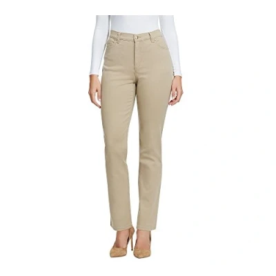 Image of Gloria Vanderbilt Women&#039;s Petite Amanda Classic Tapered Jean, Perfect Khaki, 14