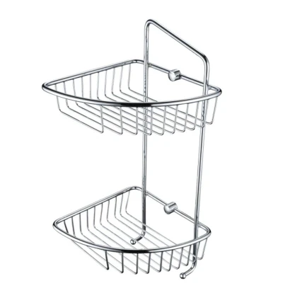 Image of Comp BASK07 c Two Tier Wall Fixed Wire Basket Bristan