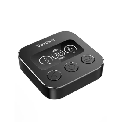 Image of Vaydeer Smart Mouse Jiggler, X3 Plus Undetectable Mover by IT, Auto Running When AFK, Stop in use, Plug and Play with LED Display, 3 Tracks, Shaker Wiggler