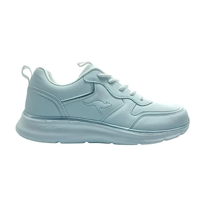 Image of KangaROOS Women&#039;s Kj Easy Sneaker, White Silver, 3.5 UK
