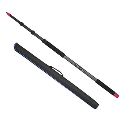Image of Andoer Carbon Fibre Boom Poles 3 Meter Lightweight Fiber Microphone Boompole Mic Pole Holder Arm, Max. Load 3Kg/6.6Lbs