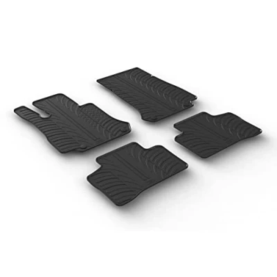 Image of Gledring GL 0504 Rubber Car Mats Set,Black
