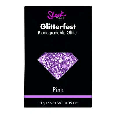 Image of Sleek Makeup Glitterfest Biodegradable Glitter Pink 10g