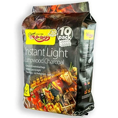 Image of Bar Be Quick Instant Light Lumpwood Charcoal, 13.5kg (10 Pack)