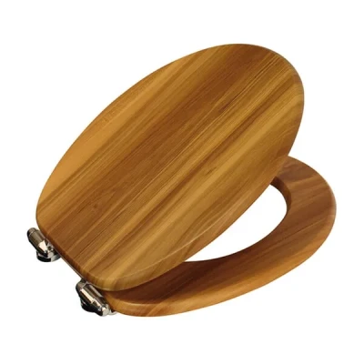 Image of Showerdrape Norfolk Soft Close Antique Pine Toilet Seat