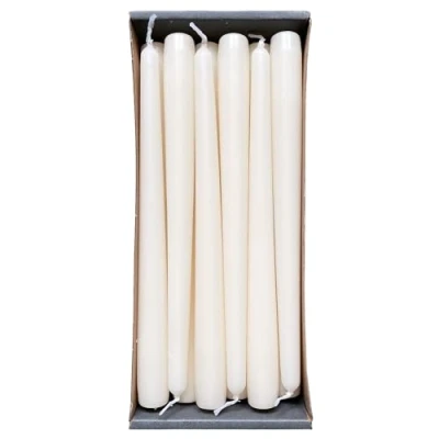 Image of Nordring Tapered Candles 2.3 x 25 cm Cream Pack of 12