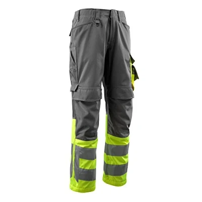 Image of Mascot 15679 860 1817 76C47 Size L76cm/C47 &quot;Leeds&quot; Trousers Dark Anthracite/Yellow