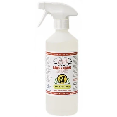 Image of Dr. Bens Paws &amp; Claws Flea Tick Spray 500ml Cedar Oil Treatment