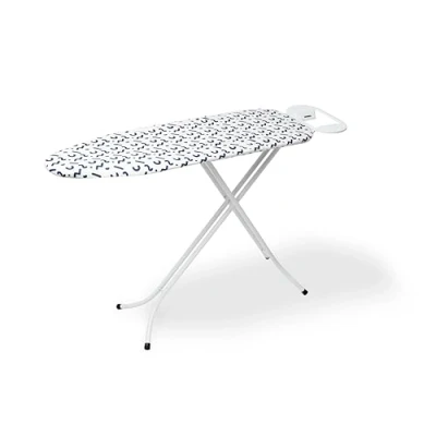 Image of Pifco® Medium Ironing Board Cover Machine Washable, Foldable, Height Adjustable, And Ultra Lightweight Iron Sturdy 4 Leg With Strong Frame 100% Cotton Boards Perfect For