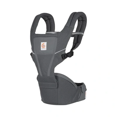 Image of Ergobaby Alta Hip seat Baby Carrier with for Babies and Toddlers from 4 Months (5.5 kg 20.4 kg), SoftFlex Mesh, Graphite Grey