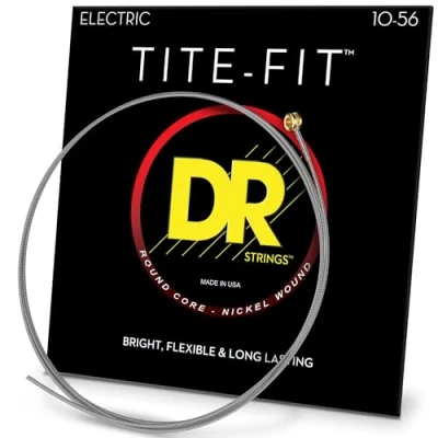 Image of DR Strings TITE FIT™ Nickel Plated Electric Guitar Strings: Medium to Super Heavy 10 56