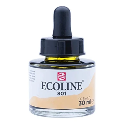 Image of Royal Talens Ecoline Liquid Watercolor 30 ml Pipette Jar Gold (11258011)