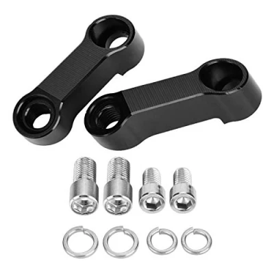Image of Rearview Mirror Extender, 10mm 8mm Motorcycle Adapter Kit Riser Mount Extender