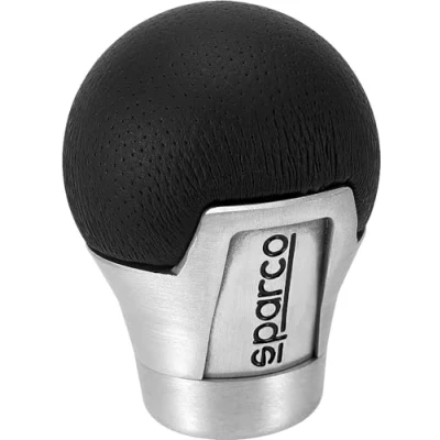 Image of Sparco Manual Gear Shift Knob Roma Black/Grey Universal