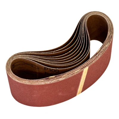Image of Worksafe Sanding Belt 75 x 533mm 100Grit Pack of 10