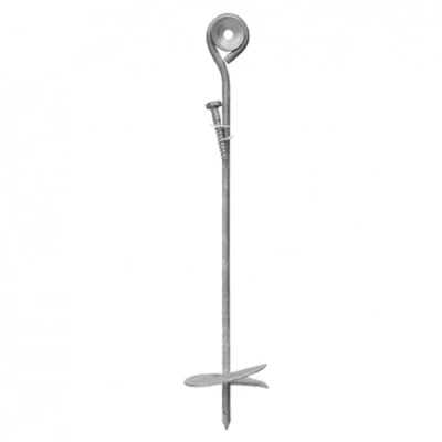 Image of Ground Screw HELIX Galvanised Heavy Duty Anchor Playhouse Trampoline 460x100mm Pack of 1
