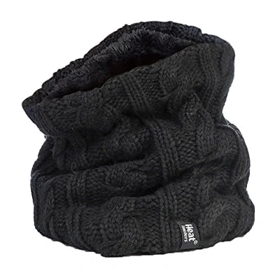 Image of HEAT HOLDERS Women&#039;s Thermal Winter Neck Warmer 3.5 tog One size (Black)