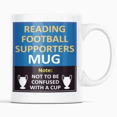 Image of Reading Football Supporters Rival Team Joke Funny New and Easy Office Tea Coffee Mug Gift