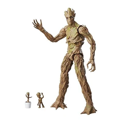Image of Marvel Legends 6 Inch Series Guardians of the Galaxy Exclusive Groot Evolution Action Figures