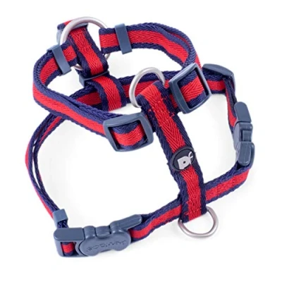 Image of Petface Stripe Dog Harness, Scarlet, Small, S