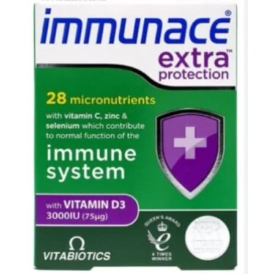 Image of Vitabiotics Immunace Extra Protection Tablets