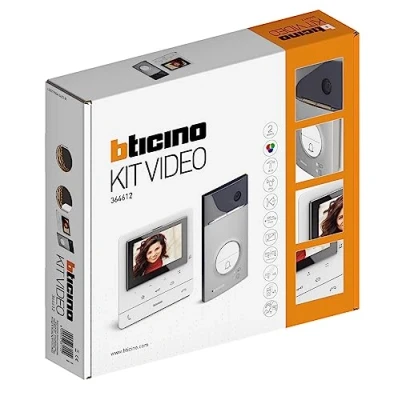 Image of Bticino Video Kit Class 100 V16E Single Family, Line 3000, Bianco, 364612