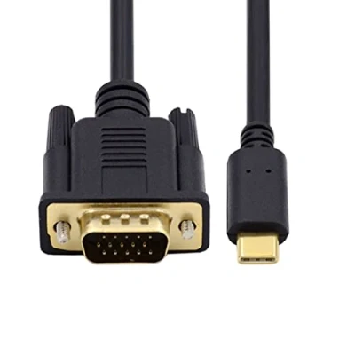 Image of chenyang USB C to VGA Cable,USB 3.1 Type Source RGB 1080P 60hz Displays Monitor Cable for Laptop 1.8m