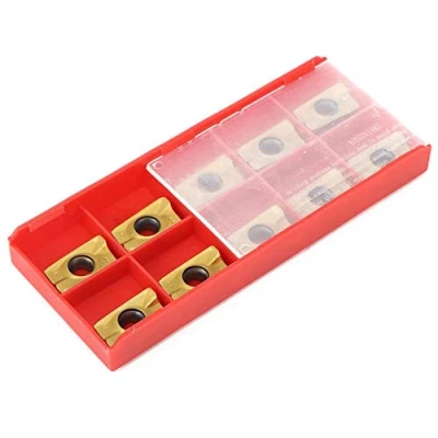 Image of 10 Pcs Carbide Inserts, 15 50 HRC Hardness APMT1604 Milling Inserts Lathe Turning