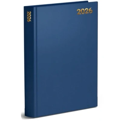Image of Orbitron 2025 Diary A4 A5 A6 week To View And Day A Page Dated From January December Hardback Full Year (Saturday Sunday Share Page) (A6 View, Blue)