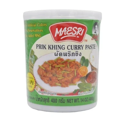 Image of Thai Prik Khing curry paste (400g by Mae Sri)