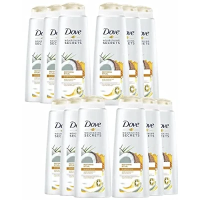 Image of 12 Pack of 350ml Dove Nourishing Secrets Restoring Ritual Conditioner with Coconut oil and Turmeric