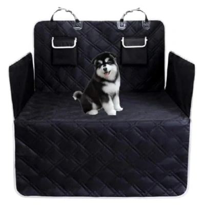Image of LAPOOH Dog Car Trunk Seat Cover, for Land Rover Discovery Sport 2014 2019, Mat Waterproof SUV Cargo Liner Dogs Pet Travel,Washable