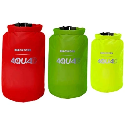Image of Oxford Aqua D Dry Bags Waterproof Packing Cubes (X3) OL901, Ideal for Motorcycle, Camping, etc