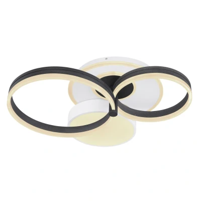Image of Jack Integrated LED Semi Flush Ceiling Light White Matt 4x Dimmable 2700 6000K Remote Control Tuya Smart