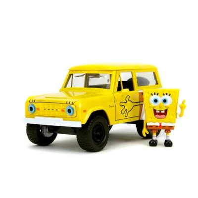Image of Jada Toys Sponge Bob 1973 Ford Bronco 1:24