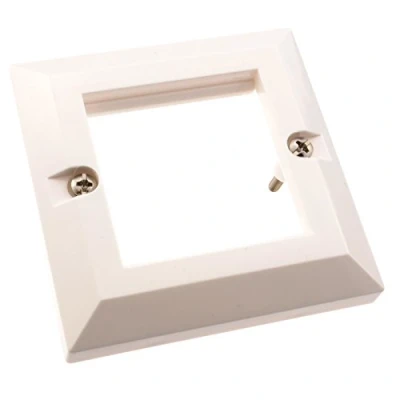 Image of kenable Wall Mount Faceplate 85 x 85mm Bevelled Single Gang for 2 Modules