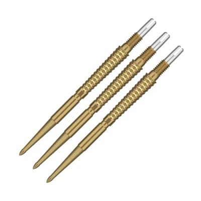 Image of TARGET Darts Swiss Point Storm Dart Points, LNC (3 Pack Set of Tips) 35MM, Gold Change Professional Accessories