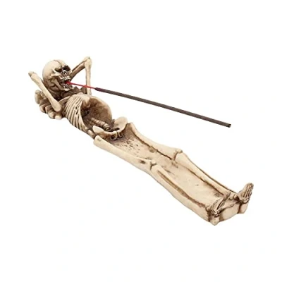 Image of Nemesis Now NEM3932 Take It Easy Incense Burner 28.5cm Ivory