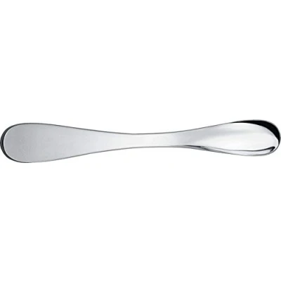 Image of Alessi WA10/37 eat.it Butter Knife Set of 6 18/10 Stainless Steel, silver