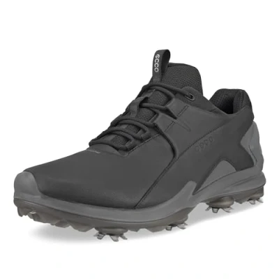Image of ECCO Golf BIOM TOUR shoes, Men&#039;s, Size: 6.5/7, Black Leather and textile