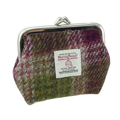 Image of Glen Appin Small Clasp Purse Eigg (Colour 125 Heather Check)
