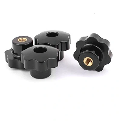 Image of Sourcingmap Machinery Latche Knurled Clamping Knob Handle M8 Female Threaded 4pcs