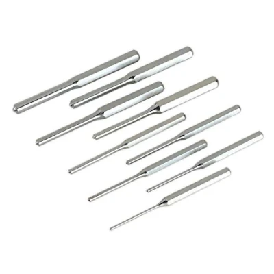 Image of Sealey Premier Roll Pin Punch Set 9pc 3 12mm Metric