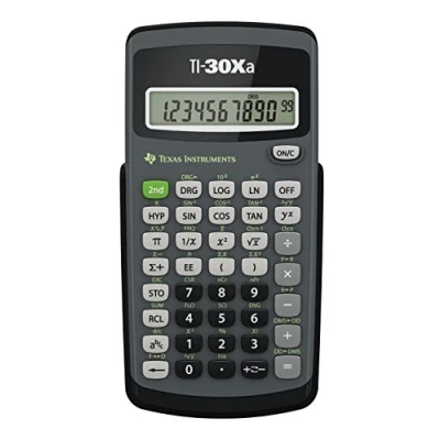 Image of Texas Instruments TI 30XA Student Scientific Calculator (Föur Rask)