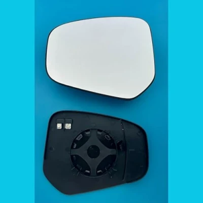 Image of Door Wing Mirror Glass Fits to Ford Transit Tourneo Courier Reg 2014 2022 Heated Base Plate LEFT (UK Passenger Side) OEM Quality Side View Van Repalcement