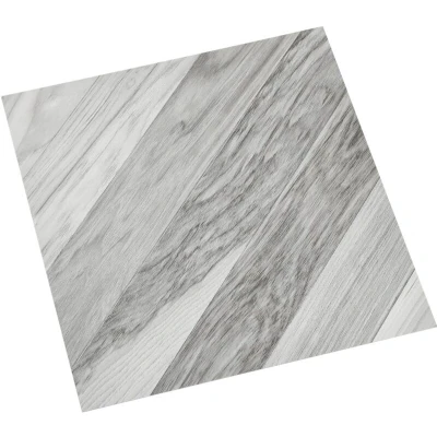 Image of vidaXL Self adhesive Flooring Planks 20 pcs PVC 1.86 m² Grey Striped